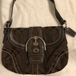 Signature Brown Coach Purse